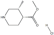 CIS-METHYL 3-METHYLPIPERIDINE-4-CARBOXYLATE HCL