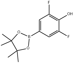 3,5-Difluoro-4-hydroxybenzeneboronic acid pinacol ester, 96%