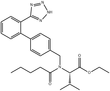 ethyl N-((2'-(1H-tetrazol-5-yl)-[1,1'-biphenyl]-4-yl)Methyl)-N-pentanoyl-L-valinate