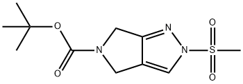 tert-butyl 2-(Methylsulfonyl)-4,6-dihydropyrrolo[3,4-c]pyrazole-5(2H)-carboxylate