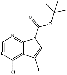 4-Chloro-5-iodo-pyrrolo[2,3-d]pyriMidine-7-carboxylic acid tert-butyl ester
