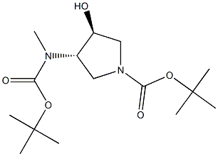 (3S,4S)-tert-butyl 3-(tert-butoxycarbonyl(Methyl)aMino)-4-hydroxypyrrolidine-1-carboxylate