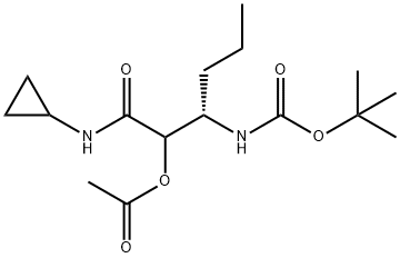 CarbaMic acid, [(1S)-1-[1-(acetyloxy)-2-(cyclopropylaMino)-2-oxoethyl]butyl]-, 1,1-diMethylethyl ester (9CI)