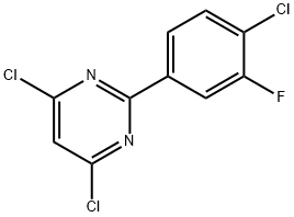 4,6-Dichloro-2-(4-chloro-3-fluorophenyl)pyrimidine