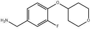 [3-Fluoro-4-(oxan-4-yloxy)phenyl]methanamine