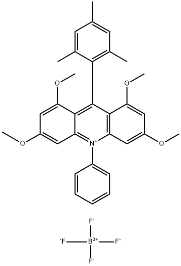 9-mesityl-1,3,6,8-tetramethoxy-10-phenylacridin-10-ium tetrafluoroborate