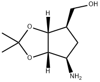 (3aR,4R,6R,6aS)-6-Aminotetrahydro-2,2-dimethyl-4H-cyclopenta-1,3-dioxole-4-methanol