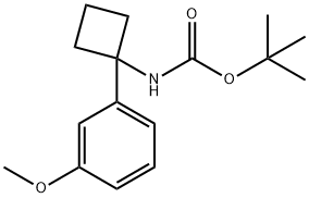 tert-Butyl N-[1-(3-methoxyphenyl)cyclobutyl]carbamate