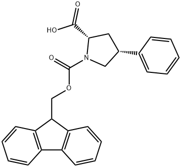 (2S,4R)-1-(((9H-fluoren-9-yl)methoxy)carbonyl)-4-phenylpyrrolidine-2-carboxylic acid