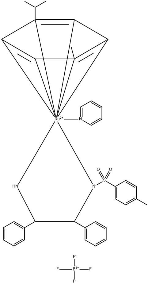 {[(1R,2R)-2-Amino-1,2-diphenylethyl](4-toluenesulfonyl)amido}(p-cymene)(pyridine)ruthenium(II)tetrafluoroborate
