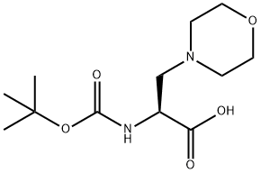 (S)-2-((tert-butoxycarbonyl)amino)-3-morpholinopropanoic acid