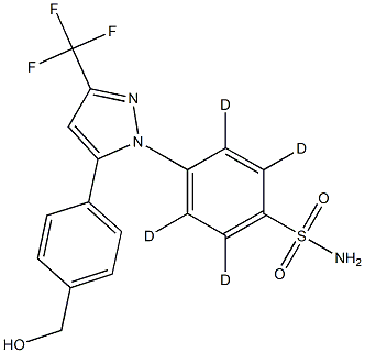 2,3,5,6-tetradeuterio-4-[5-[4-(hydroxymethyl)phenyl]-3-(trifluoromethyl)pyrazol-1-yl]benzenesulfonamide