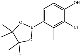 2-chloro-3-methyl-4-(4,4,5,5-tetramethyl-1,3,2-dioxaborolan-2-yl)phenol