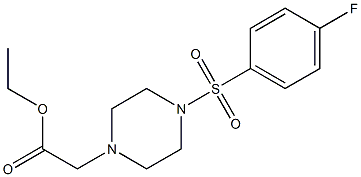 ethyl 2-(4-(4-fluorophenylsulfonyl)piperazin-1-yl)acetate