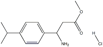 Methyl 3-amino-3-(4-isopropylphenyl)propanoate HCl