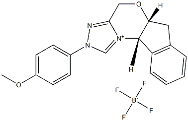 (5aR,10bS)-5a,10b-Dihydro-2-(4-methoxyphenyl)-4H,6Hindeno[
2,1-b][1,2,4]triazolo[4,3-d][1,4]oxazinium Tetrafl
uoroborate,99%e.e.