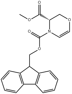 (S)-4-((9H-fluoren-9-yl)methyl) 3-methyl 2H-1,4-oxazine-3,4(3H)-dicarboxylate