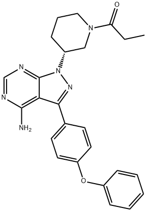 (R)-1-(3-(4-amino-3-(4-phenoxyphenyl)-1H-pyrazolo[3,4-d]pyrimidin-1-yl)piperidin-1-yl)propan-1-one