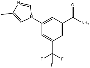 3-(4-methyl-1H-imidazol-1-yl)-5-(trifluoromethyl)benzamide