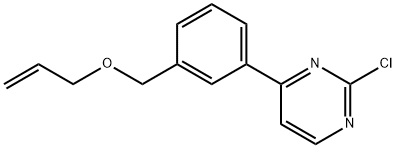 4-(3-(allyloxymethyl)phenyl)-2-chloropyrimidine