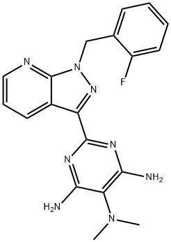 2-(1-(2-fluorobenzyl)-1H-pyrazolo[3,4-b]pyridin-3-yl)-N5,N5-
dimethylpyrimidine-4,5,6-triamine