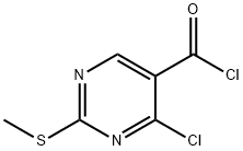 4-Chloro-2-methylmercaptopyrimidine-5-carboxylic acid chloride