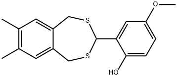 2-(7,8-dimethyl-1,5-dihydro-2,4-benzodithiepin-3-yl)-4-methoxyphenol