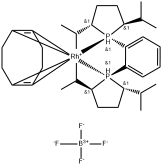 1,2-Bis((2S,5S)-2,5-diisopropylphospholano)benzene(cyclooctadiene)rhodium(I) tetrafluoroborate, 97%