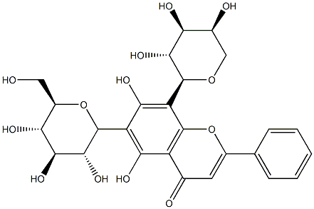 Chrysin 6-C-glucoside 8-C-arabinoside