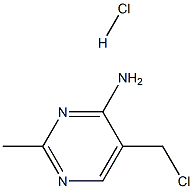 4-Pyrimidinamine,5-(chloromethyl)-2-methyl-, hydrochloride (1:1)