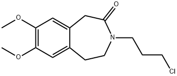 3-(3-Chloropropyl)-7,8-dimethoxy-2,3,4,5-tetrahydro-1H-3-benzazepin-2-one