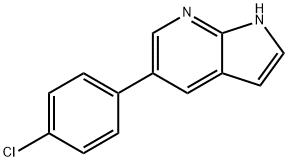 1H-Pyrrolo[2,3-b]pyridine, 5-(4-chlorophenyl)-