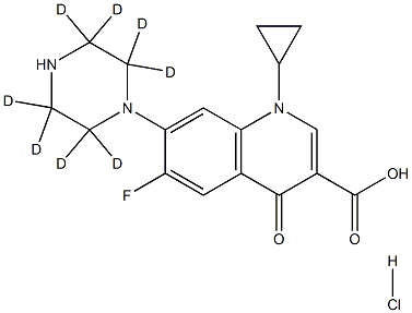 Ciprofloxacin-D8 hydrochloride hydrate (see Data Sheet)