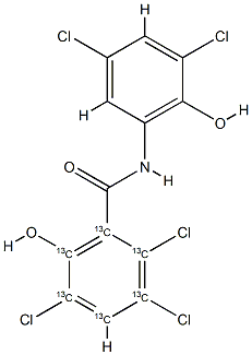 Oxyclosanid-13C6