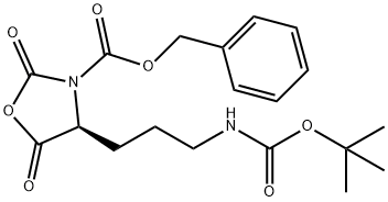 benzyl (S)-4-(3-((tert-butoxycarbonyl)amino)propyl)-2,5-dioxooxazolidine-3-carboxylate