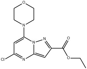 (5-chloro-2-ethoxycarbonyl-7-morpholin-4-yl)pyrazolo[1,5-a]pyrimidine