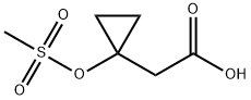 2-(1-(Methylsulfonyloxy)cyclopropyl)acetic acid