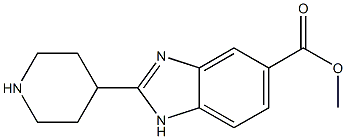 methyl 2-(piperidin-4-yl)-1H-benzo[d]imidazole-5-carboxylate