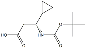 (R)-3-((tert-butoxycarbonyl)amino)-3-cyclopropylpropanoic acid