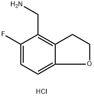 (5-fluoro-2,3-dihydrobenzofuran-4-yl)methanamine hydrochloride