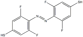 (E)-4,4'-(diazene-1,2-diyl)bis(3,5-difluorobenzenethiol)