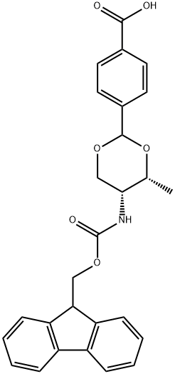 4-[(4R,5R)-Fmoc-4-methyl-1,3-dioxan-2-yl]benzoic acid