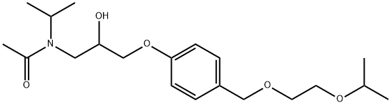 Acetamide, N-[2-hydroxy-3-[4-[[2-(1-methylethoxy)ethoxy]methyl]phenoxy]propyl]-N-(1-methylethyl)-