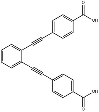 Benzoic acid, 4,4'-(1,2-phenylenedi-2,1-ethynediyl)bis-