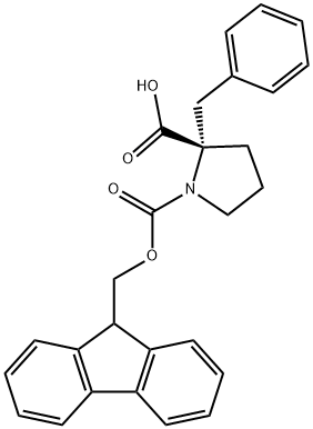 (2S)-2-benzyl-1-{[(9H-fluoren-9-yl)methoxy]carbonyl}pyrrolidine-2-carboxylic acid
