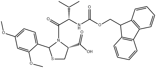 Fmoc-Val-Cys(Psi(Dmp,H)pro)-OH