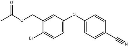 Benzonitrile, 4-[3-[(acetyloxy)methyl]-4-bromophenoxy]-