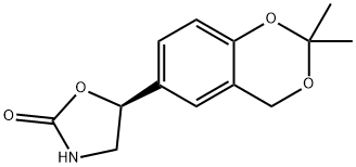 2-Oxazolidinone, 5-(2,2-dimethyl-4H-1,3-benzodioxin-6-yl)-, (5S)-