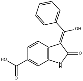 (Z)-3-(hydroxy(phenyl)methylene)-2-oxoindoline-6-carboxylic acid compound with 3-benzoyl-2-oxoindoline-6-carboxylic acid