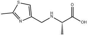 Alanine, N-[(2-methyl-4-thiazolyl)methyl]-